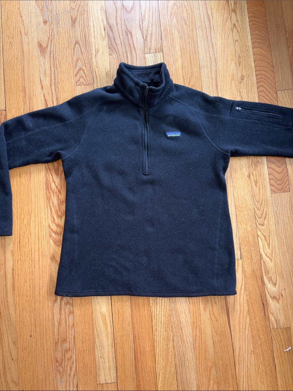 Patagonia Black Half-Zip Fleece Pullover